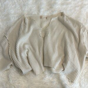 Off shoulder crop top-M